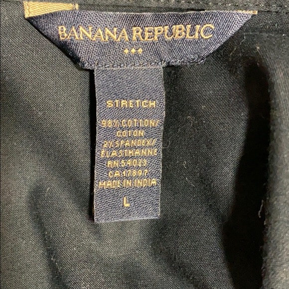 Banana Republic; Black; Blouse; Top; Shirt; L - Picture 5 of 7